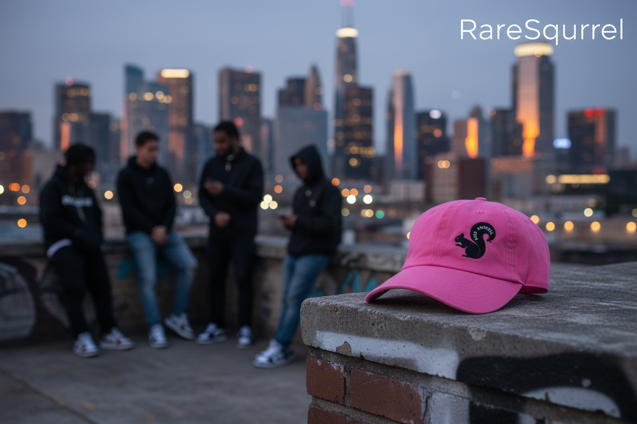 Pink Rare Squirrel Hat Homepage Banner